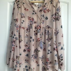 Bohemian empire waist tunic